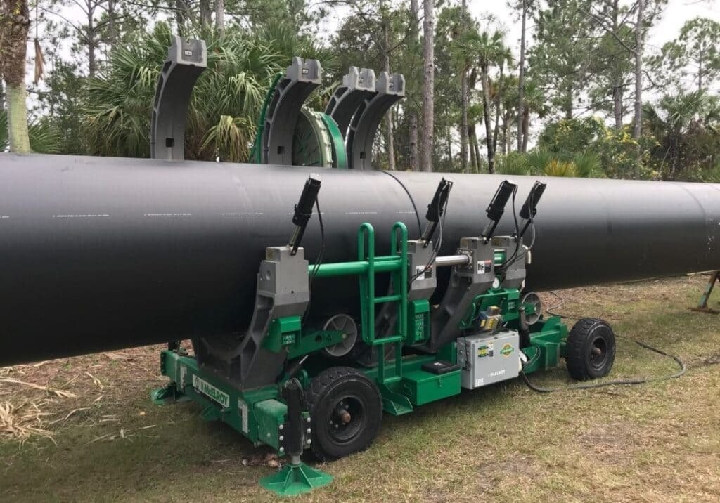 Large diameter fusion on site